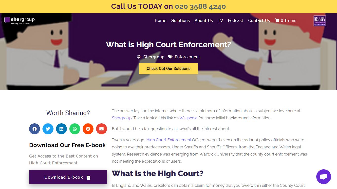 High Court Enforcement, Officers, Agents | Power, Rules, Services